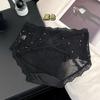 Ropa interior sexy de encaje francés Pure Lust para mujer, tipo A de algodón puro, antibacteriana, entrepierna extendida, calzones de niña francesa
