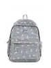 Mochila Bordada de Cuadros Finos en Tono Rosa Suave, Estilo Coreano Ins Vibe, Mochila Pequeña para Salidas de Estudiantes