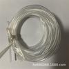 Mangueira Transparente de 4mm 5mm Chaveiro Tricotado à Mão Núcleo de Corda Jiye Fivela Magnética de Aço Inoxidável Núcleo de Mangueira Transparente