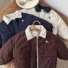 Abrigo Grueso de Lana de Cordero de Moda para Niños para Otoño e Invierno, Top Forrado de Felpa para Niños y Niñas, Suéter Cálido de Piel para Bebé Transfronterizo