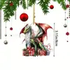 Decoración Colgante Plana de Acrílico con Dibujos Animados de Dinosaurios Lindos Transfronteriza Colgante para Bolso Llavero