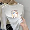 Camiseta casual de fleece com manga longa para outono e inverno para meninas, top estiloso e moderno, camiseta básica versátil de gola redonda para meninas