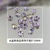 Rinestones Súper Brillantes para Uñas Cristal Morado Forma Irregular Parte Trasera Puntiaguda Rinestones Grandes Huevo de Paloma Celebridad de Internet Más Vendido Decoraciones Mixtas Súper Brillantes Venta al por Mayor
