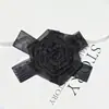 Novedad de Alta Venta Estilo Retro Borde Enrollado Malla de Encaje Adornos Florales Accesorios para Vestidos y Abrigos DIY Venta al por Mayor