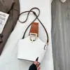 Bolsa Saco de Ombro Único Color Block Casual Simples Feminina Nova Tendência Moda Textura Primavera 2026
