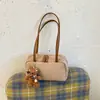 Bolso de Ante Peludo para Debajo del Brazo para Mujer 2026 Nuevo de Moda Otoño Retro Milanés de Hombro Único Gran Capacidad Bolso para el Trabajo