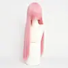 Peruca cosplay universal de 80cm, alongada e espessa, confortável, recomendada por cabeleireiros, peruca de cabelo liso longo com fibra de alta temperatura