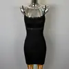 Ropa de Mujer de Comercio Exterior de Dongdaemun, Corea: Vestido Sexy Ajustado con Fruncido en el Pecho y Tirantes, Adecuado para Primavera y Otoño, Estilo Bodycon