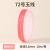 Venta directa de fábrica No.. 72 0.8 Cuerda Trenzada de Hilo de Jade DIY Pulsera de Joyería Tejida a Mano Hilo Colgante de Borla Cordón Venta al por Mayor