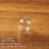 Venda Quente Transfronteiriça Bola de Plástico PS Bola Transparente Bola de Acrílico Decoração de Natal Bola Transparente Oca Bola de Acrílico