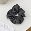Goma para el pelo de rayas con un toque de alta gama, accesorio para el pelo simple y versátil para mujer, pañuelo cuadrado para el pelo estilo coreano