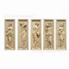 Área de Spa del Hotel Ocio Carácter Europeo y Americano Temático Pared de Relieve Personalizada Arena Artificial Decoración de Arte de Personajes Piedra Arenisca