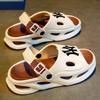 Sandalias para Hombre Verano para Exterior Antideslizantes Antiolor Marca de Moda Lujo Ligero Juventud Deportes Conducción Doble Uso Sandalias y Pantuflas de Playa