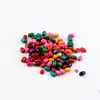 Cuentas Sueltas de Madera Ovaladas de Colores para Llaveros Hechos a Mano DIY, Accesorios de Joyería con Cuentas, Accesorios de Moda Simples y Versátiles