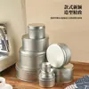 Cajas de Hojalata Multiespecificación, Cajas de Almacenamiento de Grado Alimenticio para Galletas, Dulces, Regalos, Joyería, Cosméticos, Arte de Uñas y Artículos Pequeños