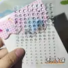 Pegatina para la Cara Pegatina de Diamantes de Imitación Perla Diamante Pegatina de Diamante Flash de Rendimiento Pegatina para Cejas Lunar de Desgarro Pegatina de Maquillaje para Ojos Pegatina para la Cara Joyería de Amor Mariposa
