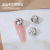 Joias de arte para unhas quadradas gordas multicorte de alta qualidade pilha diamante bola rede vermelha flash produto acabado pilha diamante champanhe arte de unhas ornamentos de diamante