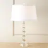 Lámpara de mesa de noche de cristal de lujo americana, nueva, estilo Chinoiserie, escandinava, lujo accesible, romántica, post-moderna, lámpara de tela decorativa para dormitorio