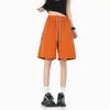 Shorts Casuais Masculinos e Femininos com Bolso com Zíper, Blocos de Cor, Respiráveis, de Secagem Rápida, Estilo Dopamina, Outono, Tendência