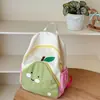 Nueva Mochila Escolar de Jardín de Infancia Estilo Coreano para Niñas y Niños, Mochila Ligera con Temática de Frutas y Diseño Color-Blocking para Salidas