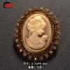 Broche de perlas para niña, traje de ramillete de alta gama, cheongsam, tejido de punto, alfiler fijo antideslizante, accesorios de nicho exquisitos