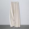 Pantalones de Lana de Pierna Ancha para Mujer, Nuevo Estilo Otoño e Invierno 2026, de Cintura Alta, Adelgazantes, de Largo hasta el Suelo, Suaves y Gruesos, de Pierna Recta