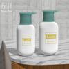 Frasco Personalizado 400ml 500ml Ombro Redondo Tipo Pump para Gel de Banho, Sabonete para Mãos, Shampoo, Frasco Recarregável para Loção Corporal