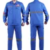 Conjunto de Roupa de Trabalho Refletiva para Primavera e Outono para Homens, Roupa de Trabalho Durável de Manga Longa para Campos de Petróleo, Postos de Gasolina e Fábricas Químicas