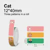 Papel para Etiquetas Térmicas Resistente ao Congelamento em Baixa Temperatura, Adesivos de Nomes, Etiquetas de Preço, Papel de Impressão Autoadesivo à Prova d'Água e de Óleo