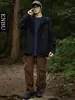 Roupa Masculina Enbu Outono Nova Tendência Jaqueta Corta-Vento para Uso Externo Jaqueta Casual Solta para Casal Casaco Esportivo Masculino