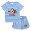 Camiseta de cuello redondo para niños de verano 2023, pantalones cortos, camisa informal coreana, camiseta interior absorbente de sudor para niños