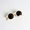 Gafas de Sol Redondas Pequeñas de Silicona Estilo Coreano para Bebé Gafas Anti-UV UV400 Moda para Bebé Gafas de Sol Polarizadas