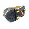 Crampones de Hielo de 10 Dientes para Exteriores, Cubrezapatos, Crampones de Hielo de 10 Picos, Garras de Nieve, Cubrezapatos para Superficies de Nieve y Hielo, Cadenas para Zapatos, Suministros para Países Nevados
