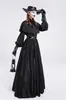 Estilo Steampunk Medieval Halloween Adulto Europeu e Americano Doutor da Peste Bico de Corvo Fantasia de Filme