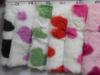 Estampado de Piel de Conejo Tamaño Corazón Súper Suave Imitación Conejo Felpa Ropa Exterior de Mujer Equipaje Zapatos Sombrero Bolso Juguete Tela de Felpa