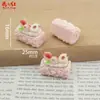 Nuevo Rollo Suizo de Fruta Tridimensional Juguete Comestible Pegamento de Crema de Pegamento DIY Accesorios de Resina Colgante para Tocados Funda de Teléfono Móvil
