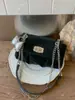 Bolso Cuadrado Pequeño Plegado Dulce Estilo Coreano para Mujer 2026 Nuevo Bolso de Cadena de Nicho con un Toque de Lujo, Bolso de Hombro y Cruzado de Moda