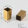 Perna Liga de Alumínio Pés de Móveis Capas de Pés Capas para Pés Pernas de Madeira Capas de Aço Inoxidável Dourado Cobre de Imitação Madeira Maciça Cadeira Estilo Chinês Novo