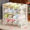 Prateleira de Armazenamento de Xícaras de Chá para Mesa Acabamento de Mesa Rack de Acabamento para Canecas de Mesa Copos de Água Copos de Café Conjuntos de Chá Artefato de Acabamento
