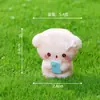 Set Creativo de Decoración de Paisaje en Miniatura: Figuritas Lindas de Dibujos Animados para Armar con un Toque de Lujo, Adornos de Nicho para Coche y Escritorio