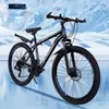 Bicicleta de Montaña Personalizada para Adultos, 24 pulgadas 26 pulgadas Engranaje de Velocidad, Freno de Disco, Bicicleta de Carretera Todoterreno para Estudiantes Universitarios