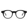 Monturas de Gafas Lisas de Moda con Protección contra Luz Azul, Monturas Redondas Decorativas Retro