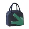 Bolsa de hielo portátil con aislamiento térmico para almuerzo, bolsa de comida portátil de dibujos animados, bolsa linda para lonchera de mascota, bolsa para mantener la frescura, tela Oxford engrosada
