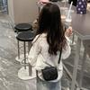 Bolso de Hombro Estilo Chica Coreana Estilo Chanel Moda Bebé Mini Celebridad de Internet Bolso Cruzado 2025 Nuevo Bolso de Accesorios PU