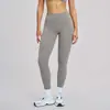 Pantalones de Yoga Sin Costuras Invisibles para Mujer Cintura Alta Control de Abdomen Moldeador Glúteos de Melocotón Entrenamiento Profesional Fitness Ajustados Largos