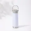 Taza Portátil de Paja Nuevo Modelo Transfronteriza Termo de Acero Inoxidable 304 Taza de Agua Aislada al Vacío de Doble Capa Termo Personalización