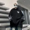 Moletom com capuz estilo americano de peso pesado para homens, novidade da moda outono e inverno de 2026, jaqueta casual masculina folgada estilo preguiçoso