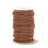 Corrente Estendida de Aço Inoxidável Ouro Real Galvanizado Ouro Rosa Cauda Corrente Colar Pulseira Mais Corrente Longa Artesanal DIY Jóias Cauda Corrente