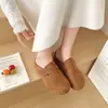 En stock 2026 nuevas chanclas de resorte para mujer, feas pero lindas, Birkenstock, retro, para persona perezosa, suela gruesa, punta cerrada, medias pantuflas, versátiles