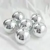 Venda Direta da Fábrica Bolas de Natal, Enfeites para Árvore de Natal, Decorações de Casamento Prateadas Eletrodepositadas, Bolas de Plástico para Pendurar, Itens Decorativos em Estoque